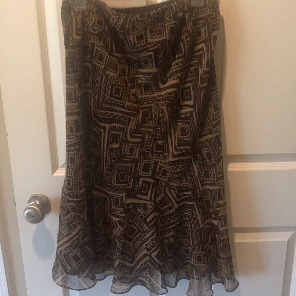 Brown skirt